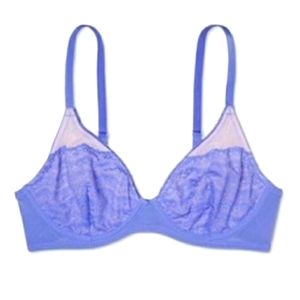Xhilaration Sexy Lace Bra Violet Storm 34B